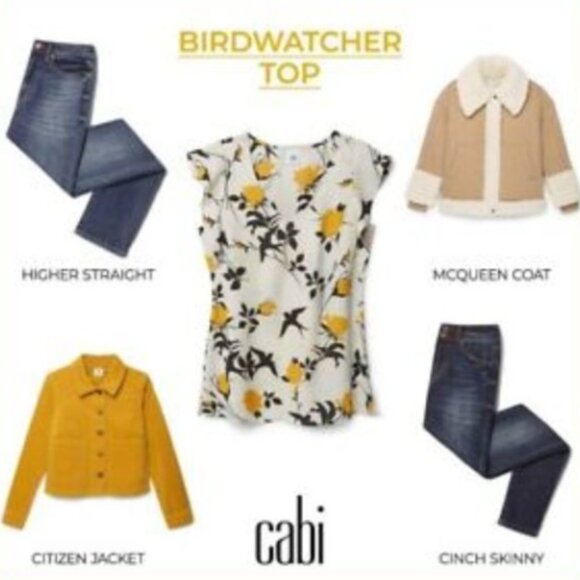 CAbi 3963 Birdwatcher Blouse Size: Medium - Picture 8 of 11